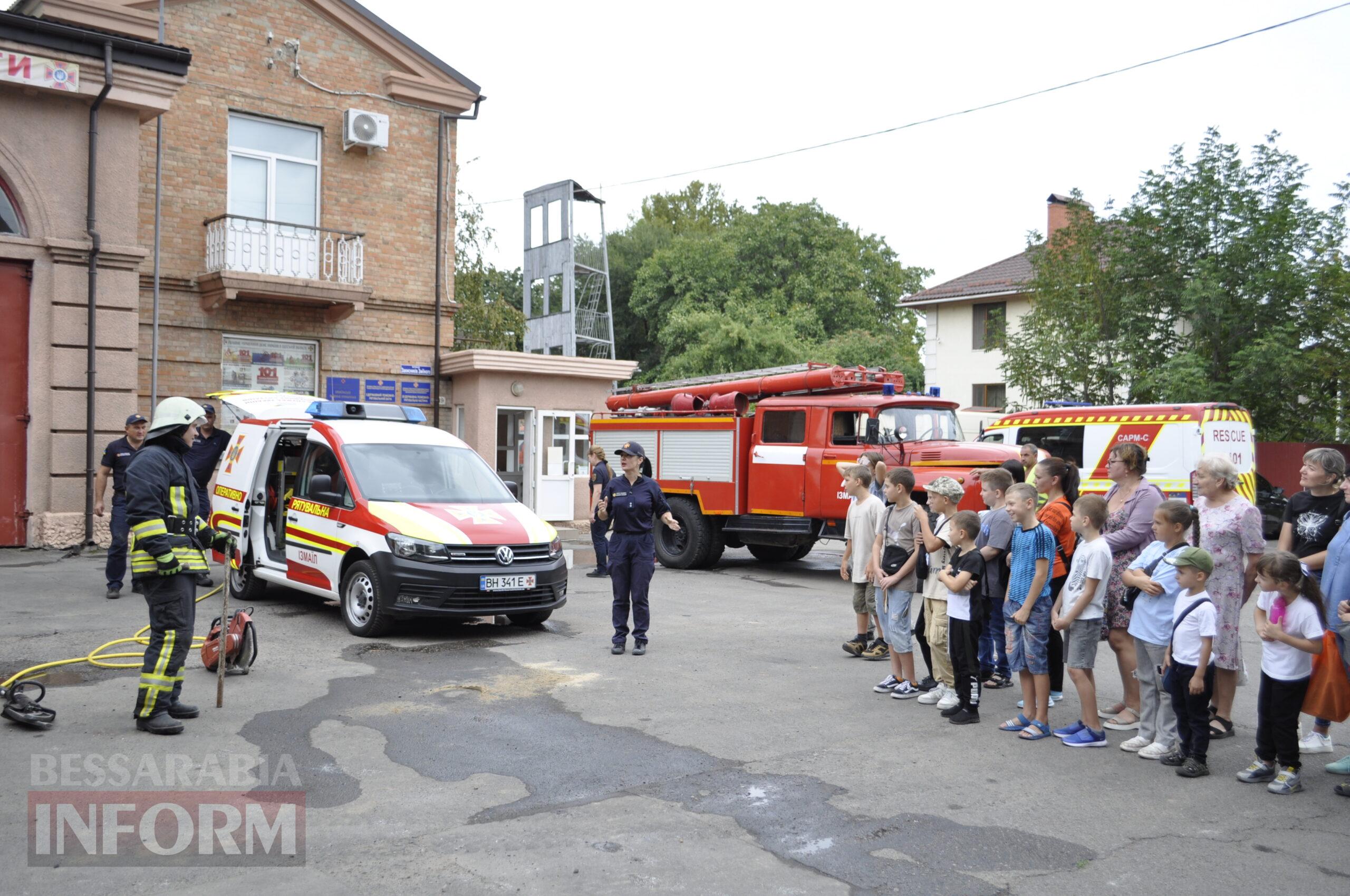 В Ізмаїлі відбувся "День з рятувальником" для дітей з родин, що потребують соціальної підтримки