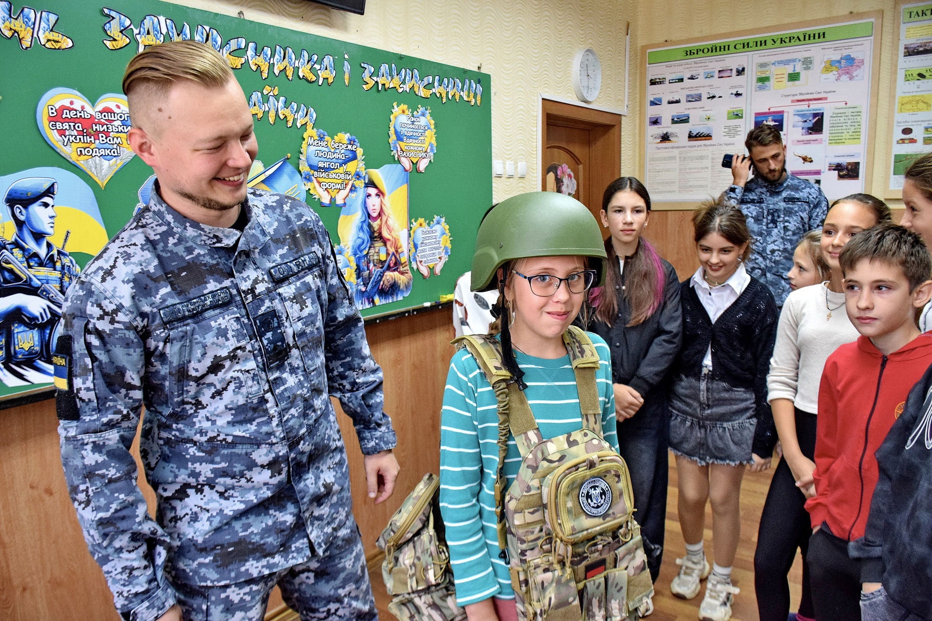 Моряки-прикордонники провели патріотичний урок для школярів Білгорода-Дністровського