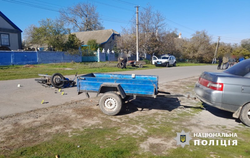 Через літнього водія в Арцизькій громаді травмувалися підлітки