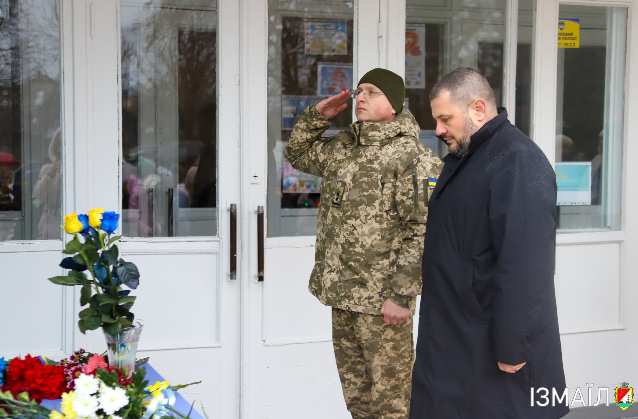 В Ізмаїлі на День Збройних сил України відкрито меморіальну дошку Захиснику України Євгену Кльовану