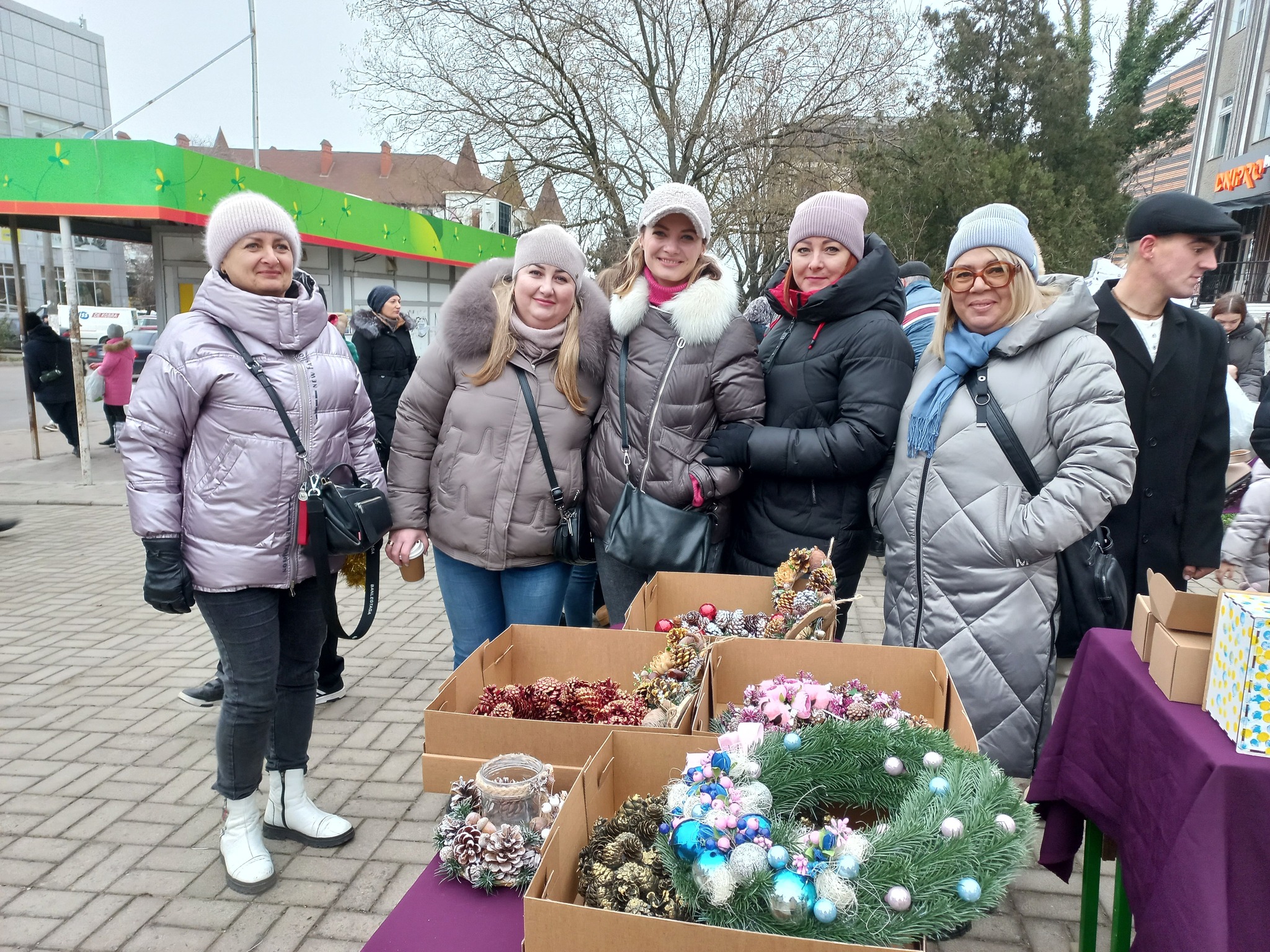 В Аккермані перед Різдвом провели благодійний ярмарок на підтримку ЗСУ