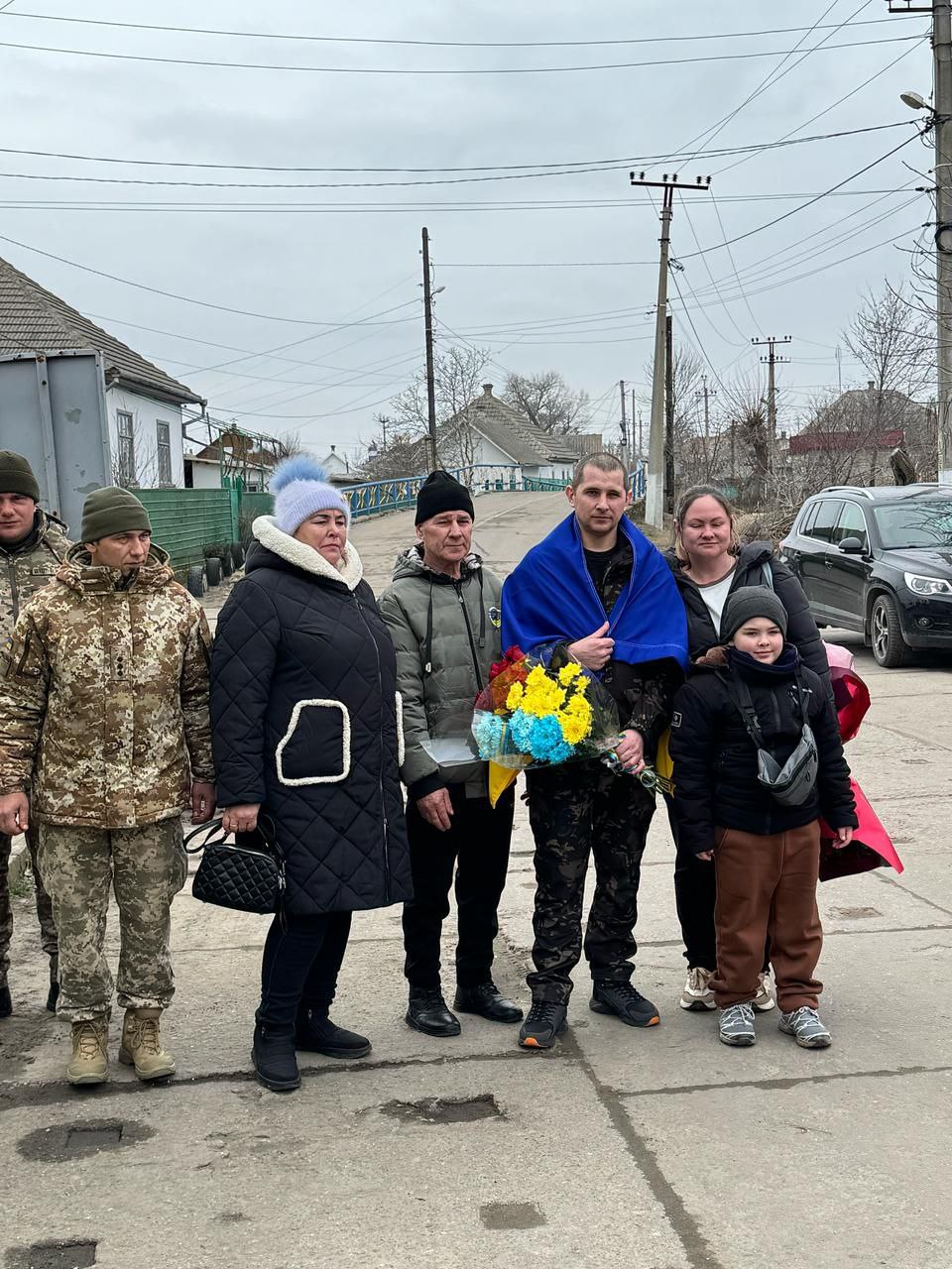 У рідне Вилкове після майже трьох років полону повернувся захисник Зміїного Євген Д'яков