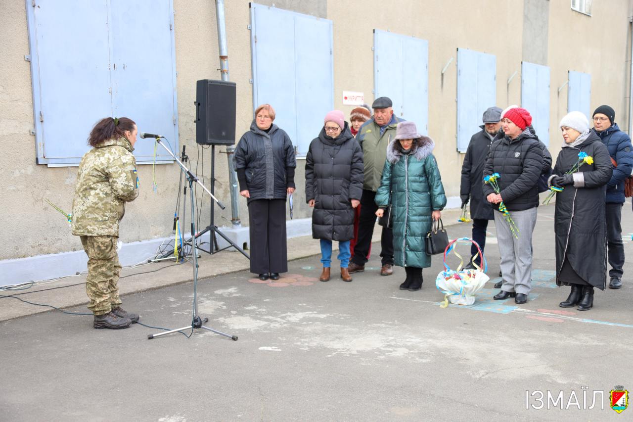 В Ізмаїлі увіковічнили пам'ять воїна та волонтера, який загинув на Донеччині