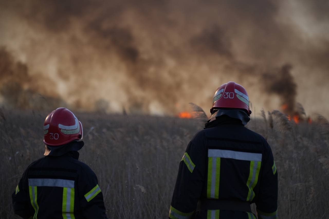 На території національного парку Одещини вирує масштабна пожежа