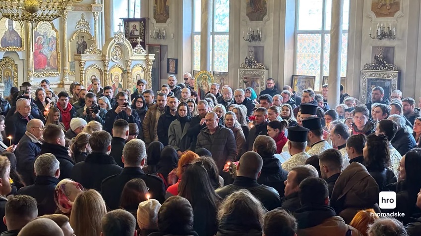 В Одесі попрощалися з убитим активістом Дем'яном Ганулом