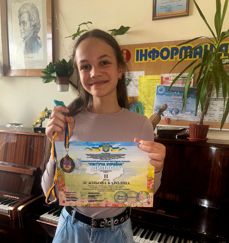 Вихованці Кілійської школи мистецтв здобули призові місця на Міжнародному фестивалі-конкурсі
