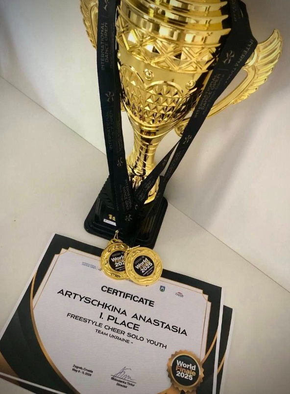 Юна мешканка Одещини стала чемпіонкою світу з черліденгу