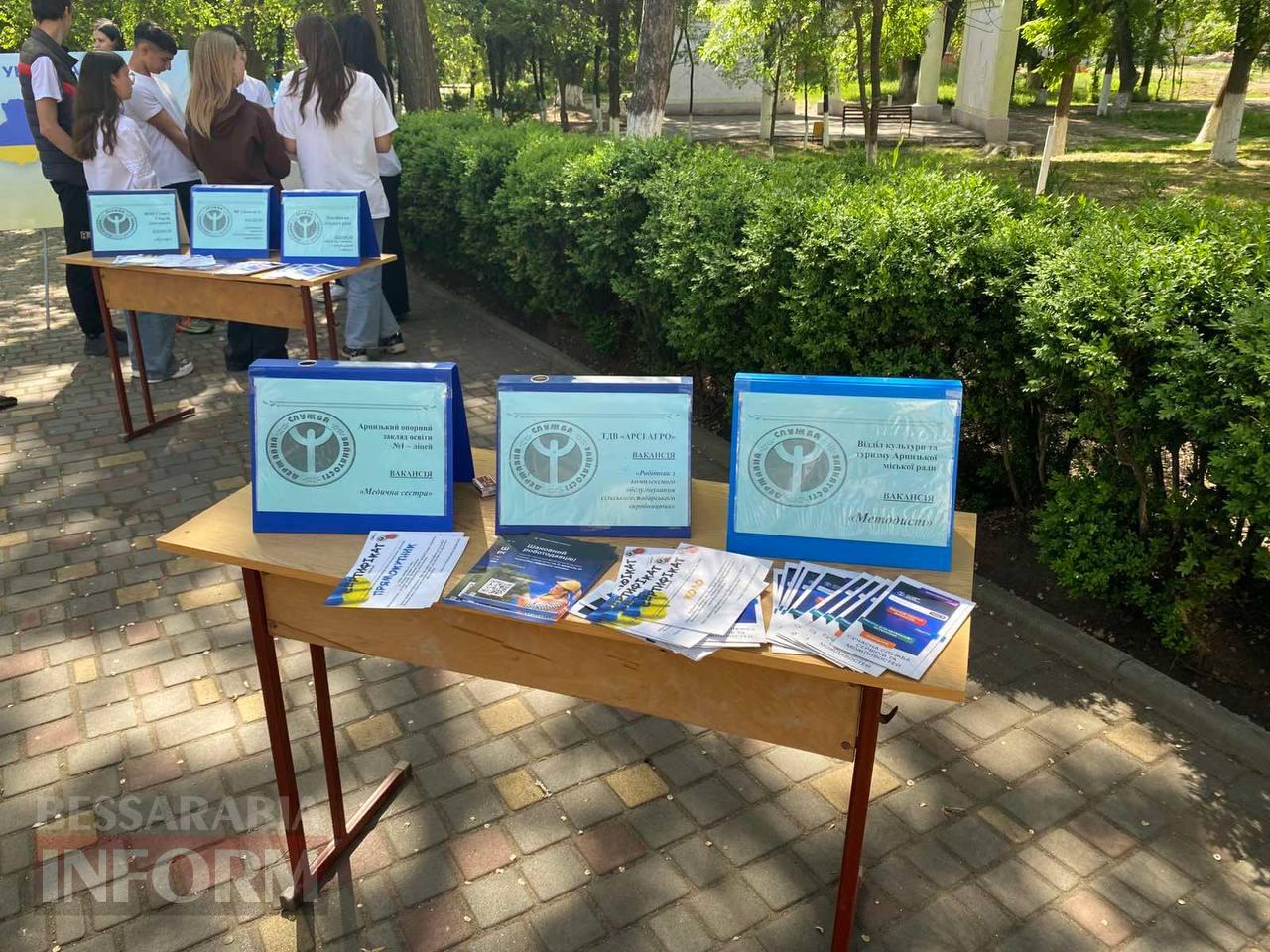 Професійний вибір, громадянська шана: як пройшов ярмарок вакансій в Арцизі