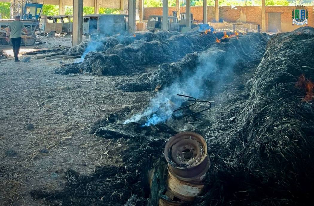 У Вилковому російські окупанти також пошкодили об'єкти водопостачання
