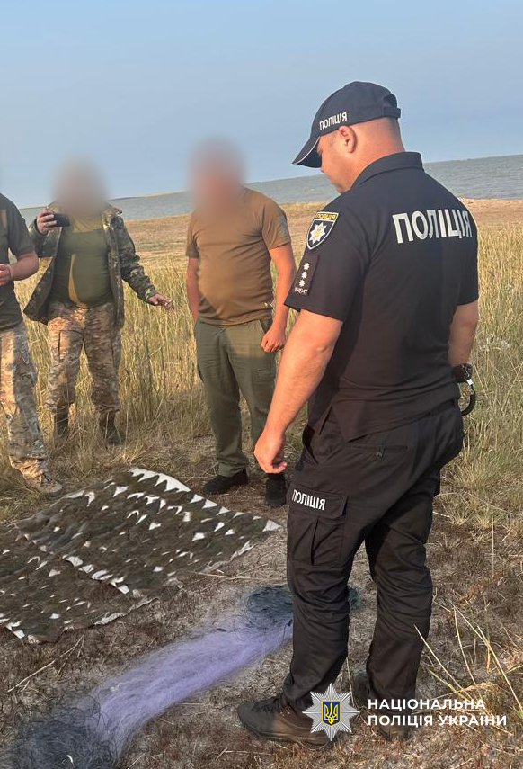 На території Нацпарку «Тузлівські лимани» викрито браконьєрів