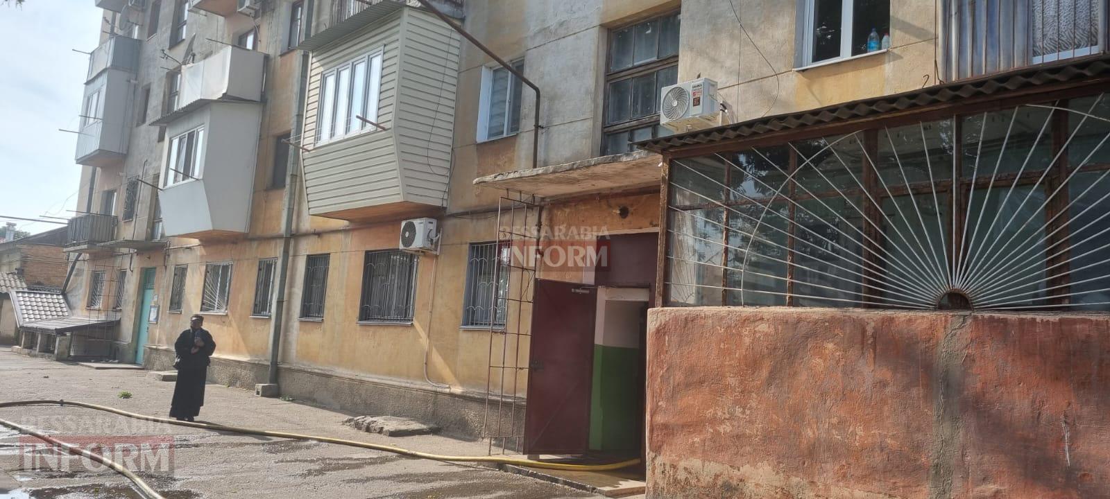 В Ізмаїлі вогнеборці ліквідували пожежу у багатоквартирному будинку