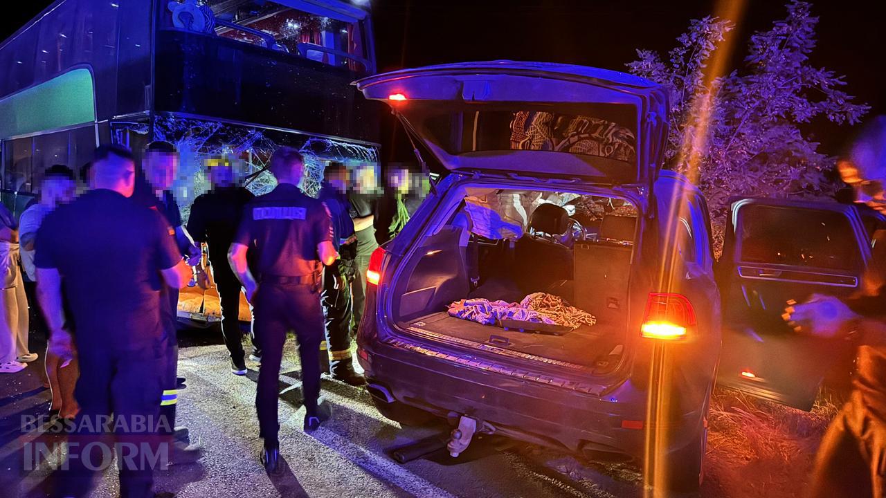 Міжнародний автобус потрапив у ДТП на Трасі Одеса-Рені біля Спаського - є постраждалі