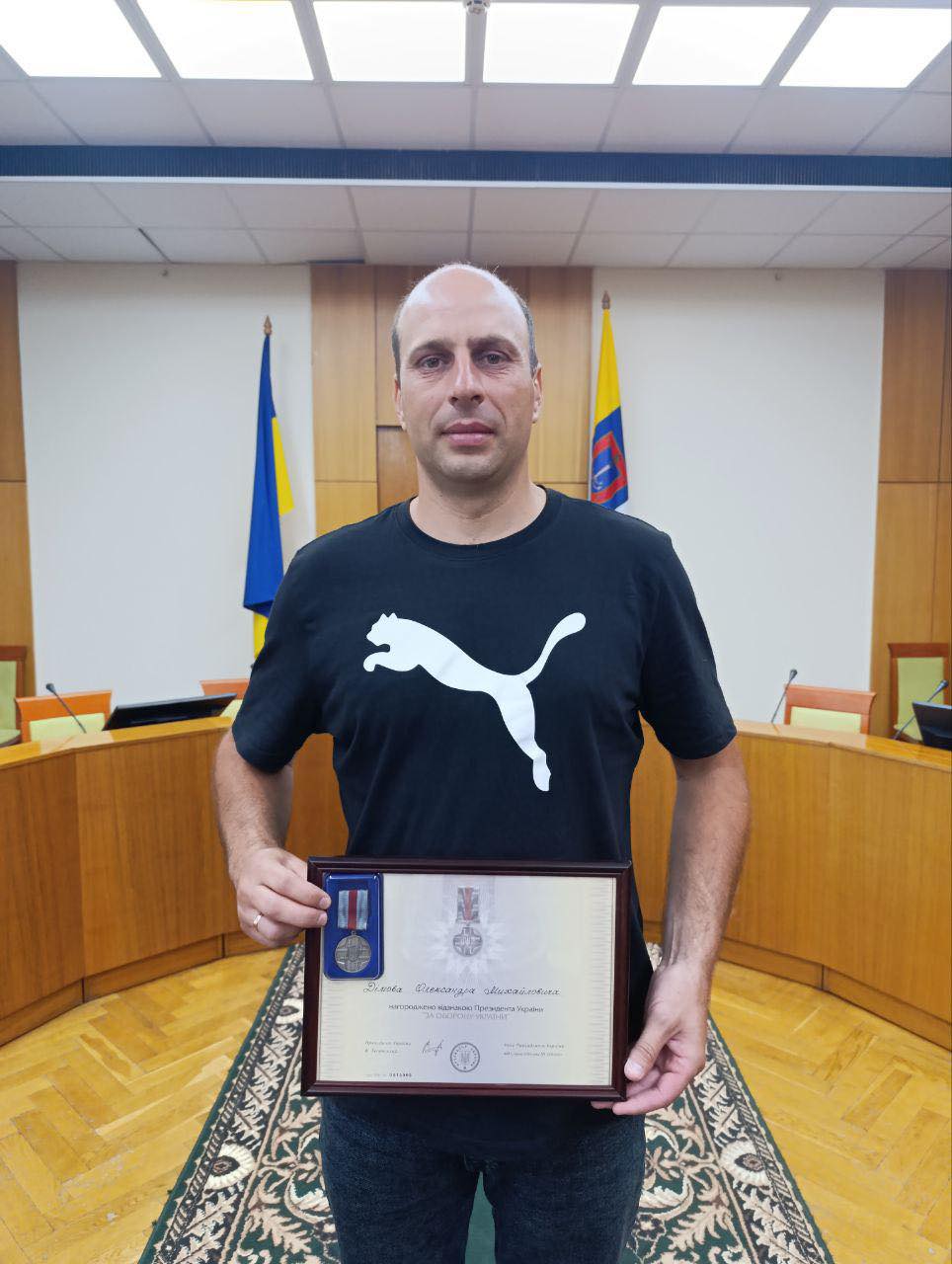 Слюсарю з Ізмаїла вручено відзнаку «За оборону України»