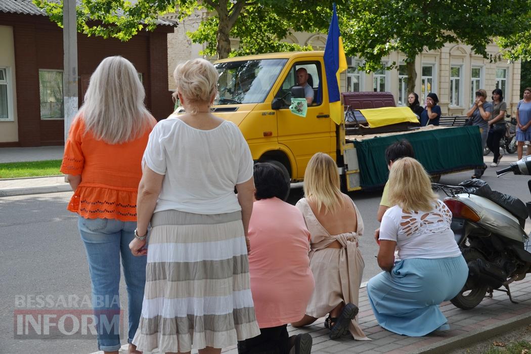 Кілія простилася з захисником, шлях додому якого тривав довгих вісім місяців