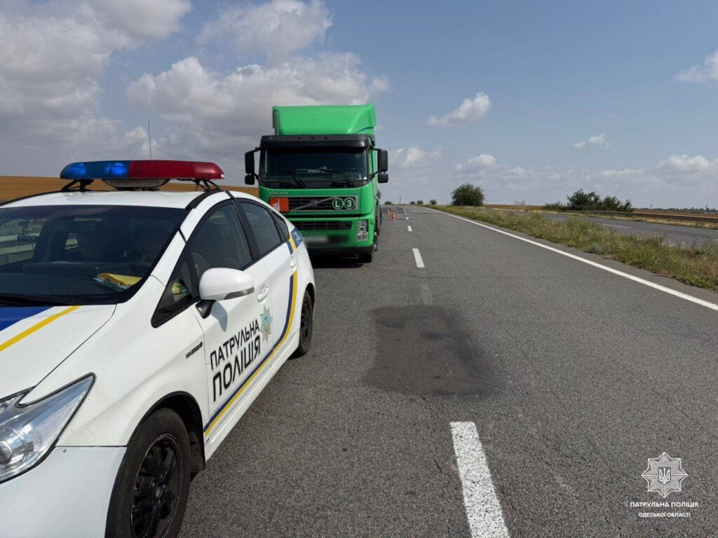 Рухався "зигзагами": на Одещині зупинили п'янючого водія фури
