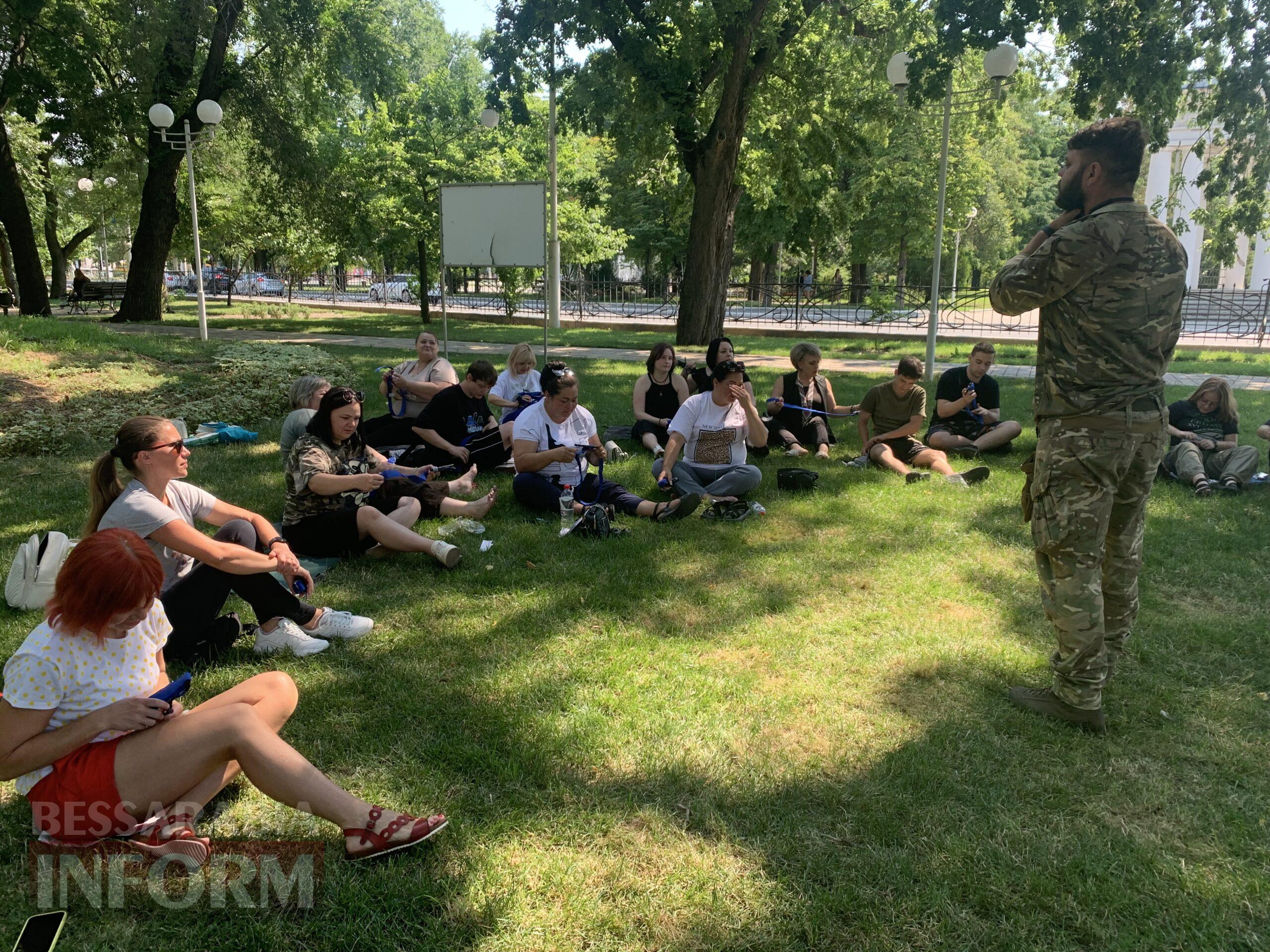 В Ізмаїлі просто неба військові провели заняття з тактичної медицини