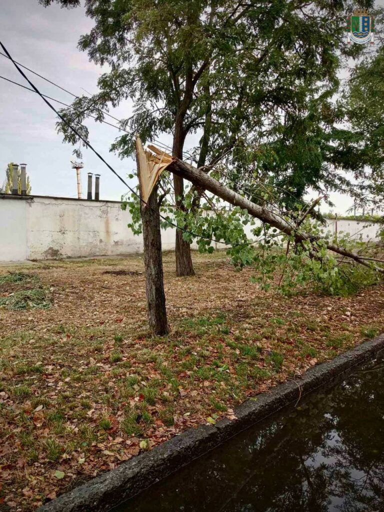 Деякими районами Ізмаїла пройшлася негода
