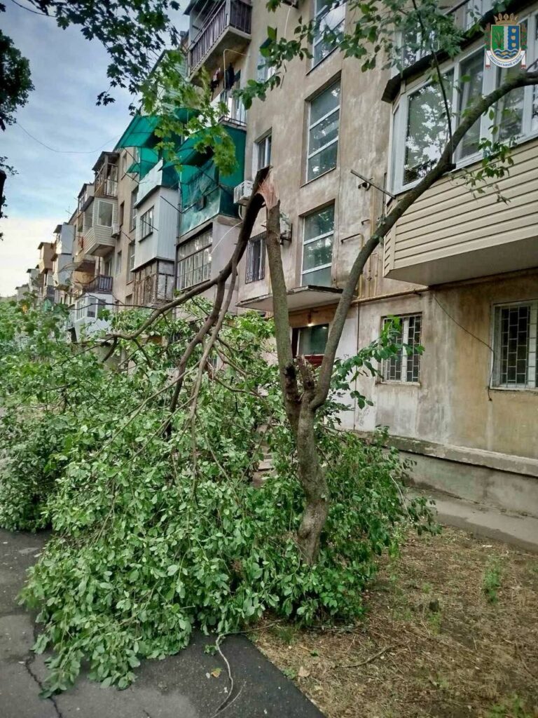 Деякими районами Ізмаїла пройшлася негода