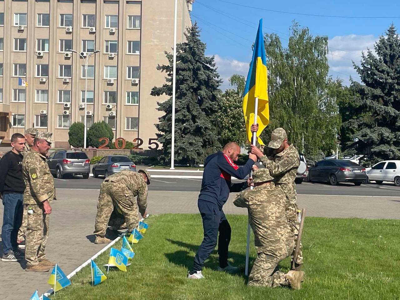В Ізмаїлі замайорів чорно-білий Прапор Надії