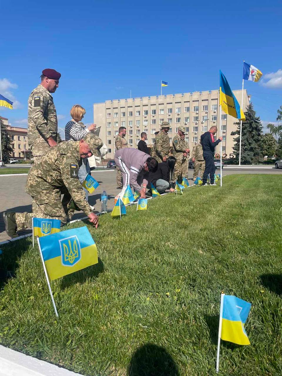В Ізмаїлі замайорів чорно-білий Прапор Надії