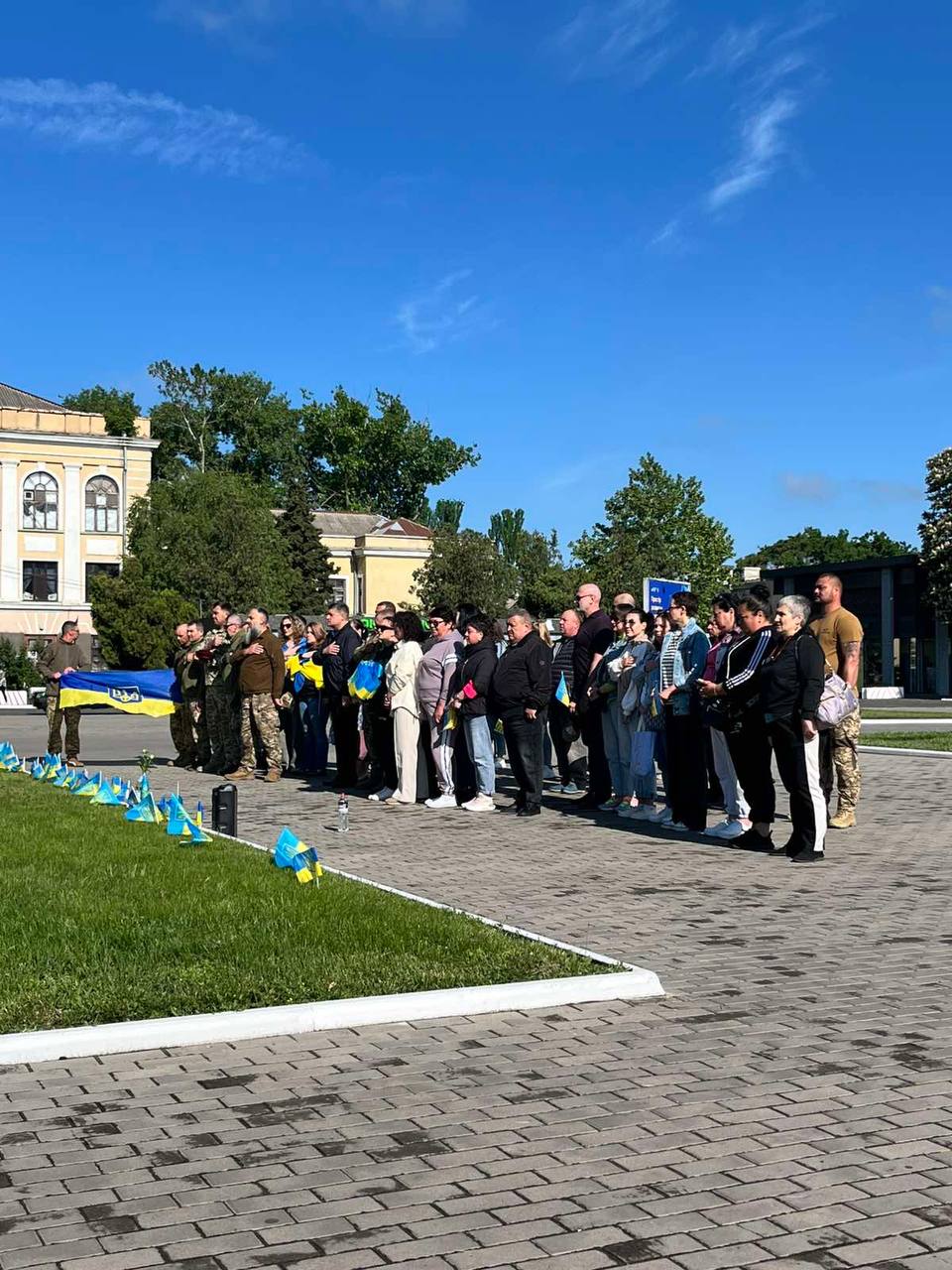 В Ізмаїлі замайорів чорно-білий Прапор Надії