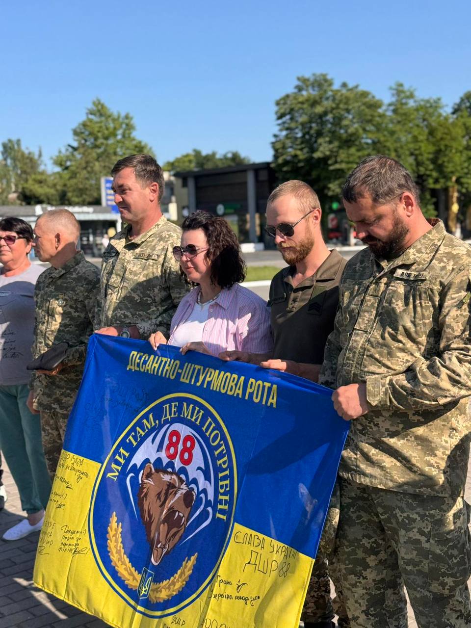 В Ізмаїлі замайорів чорно-білий Прапор Надії