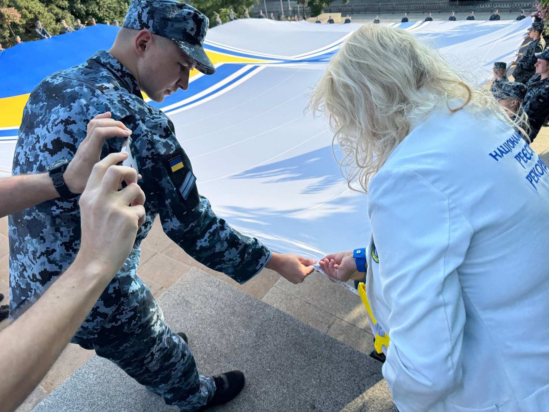 В Одесі до Дня ВМС встановили національний рекорд України