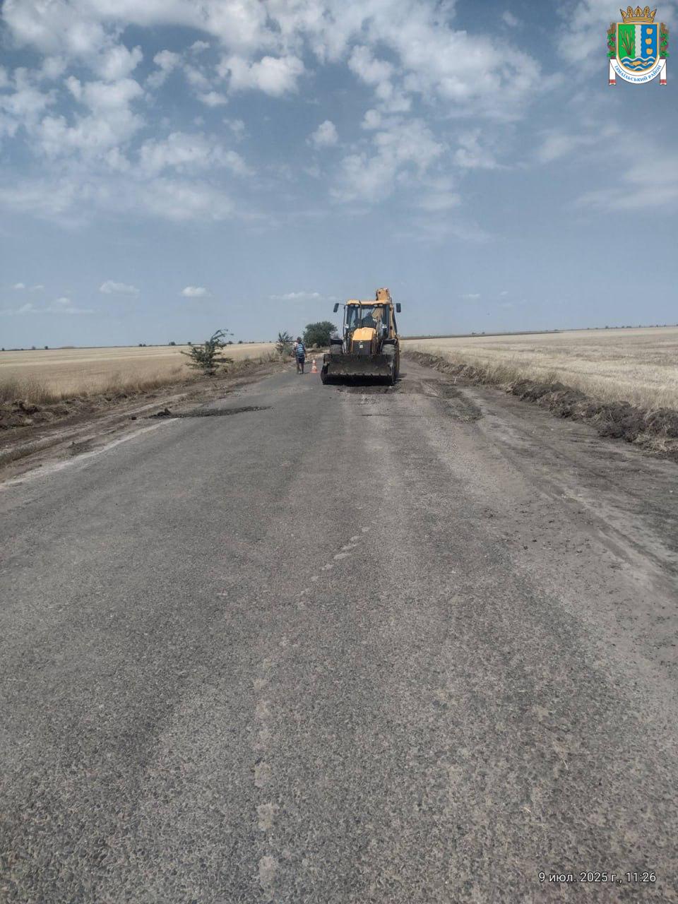 У Кілійській громаді почали відновлювати дорогу між Червоним Яром та Шевченковим