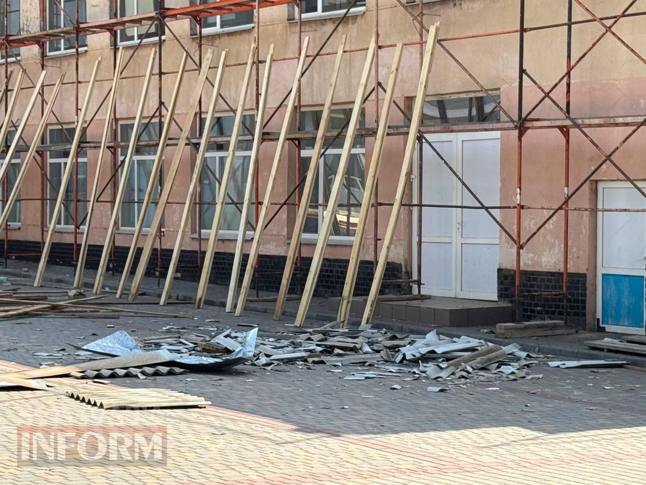 В Арцизі розпочато капітальний ремонт даху школи №1 — вперше за 50 років