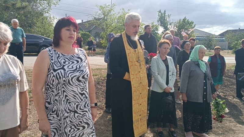 У селі Білгород-Дністровського району урочисто відкрили Алею Слави, де закарбовані імена одинадцяти полеглих Героїв