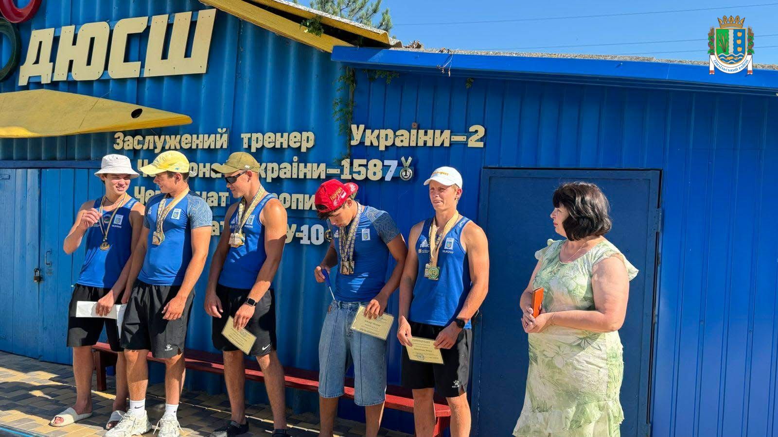 У Вилківській громаді нагородили чемпіонів України з веслування на байдарках і каное