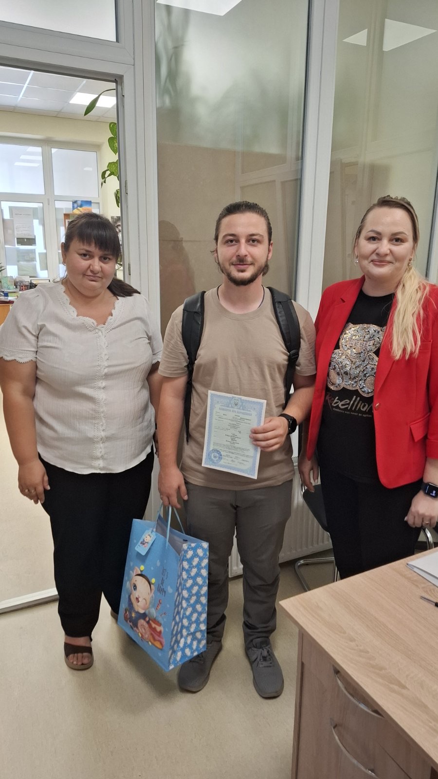 Перший крок до життя разом із ЦНАП: у Саф’янівській сільраді вперше видано свідоцтво про народження дитини