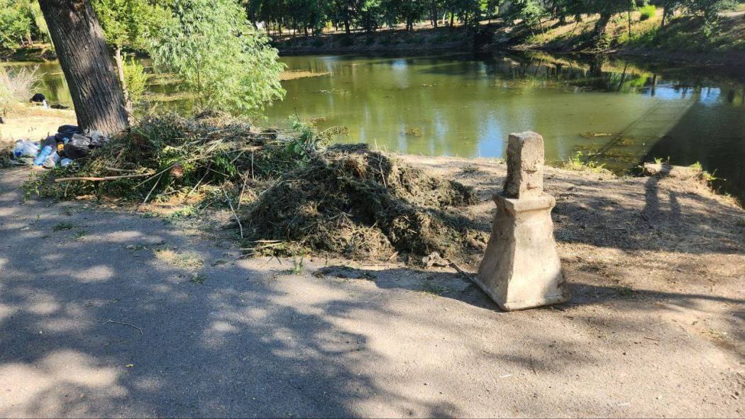 Кілійці, які взялися очистити водойму у місцевому парку, були шоковані "знахідками" людської безвідповідальності