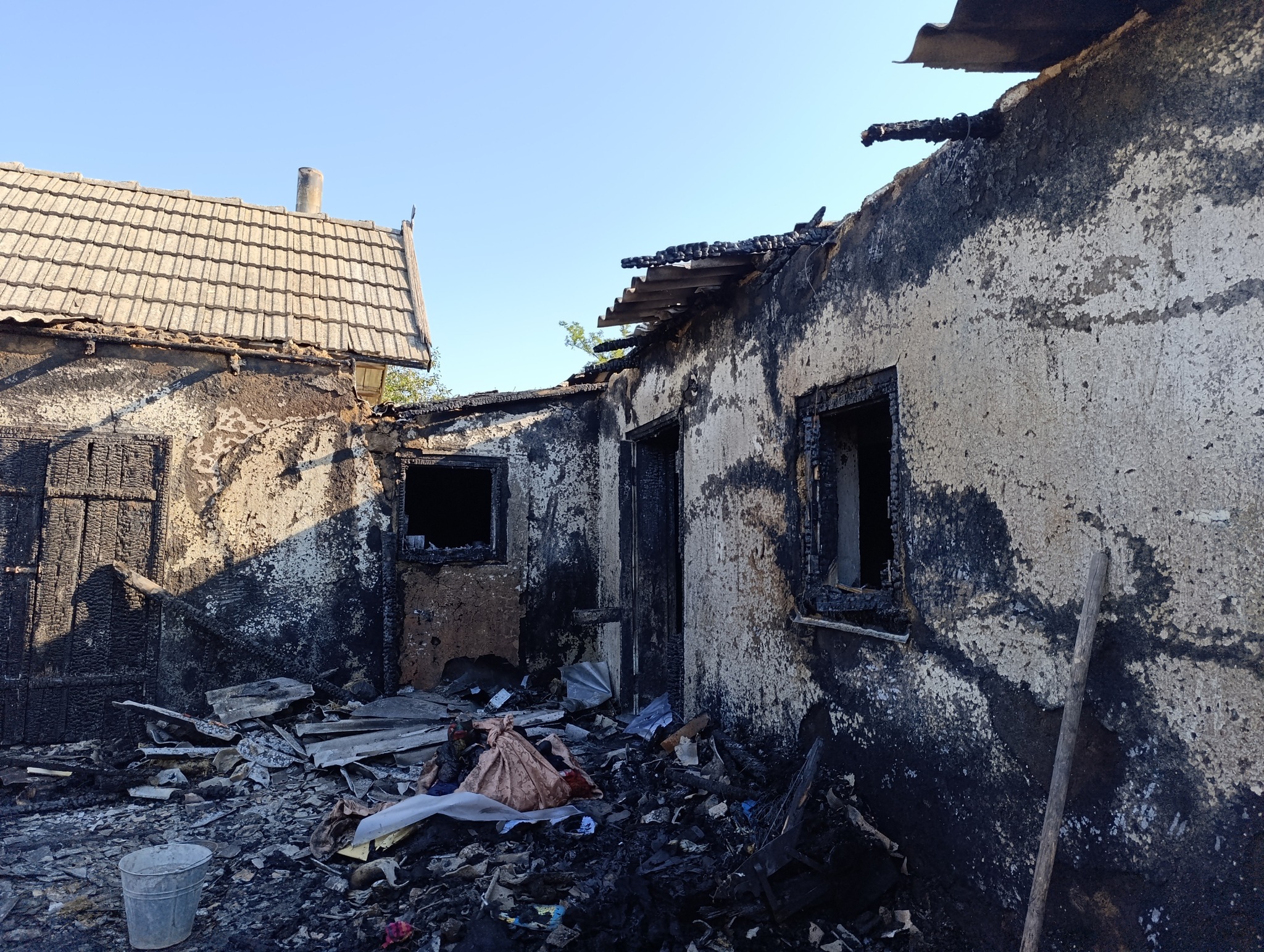 В Кілії родина залишилася без даху над головою через пожежу