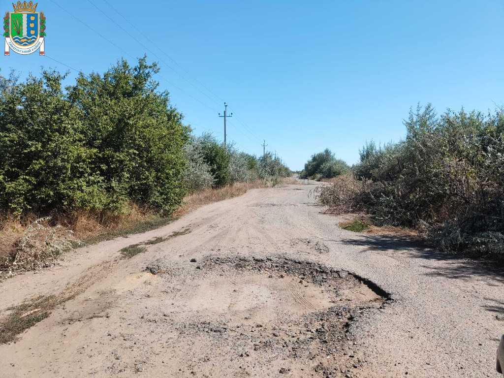 Підрядник очищує дорогу Кілія-Ліски від очерету та кущів, щоб продовжити ремонтні роботи