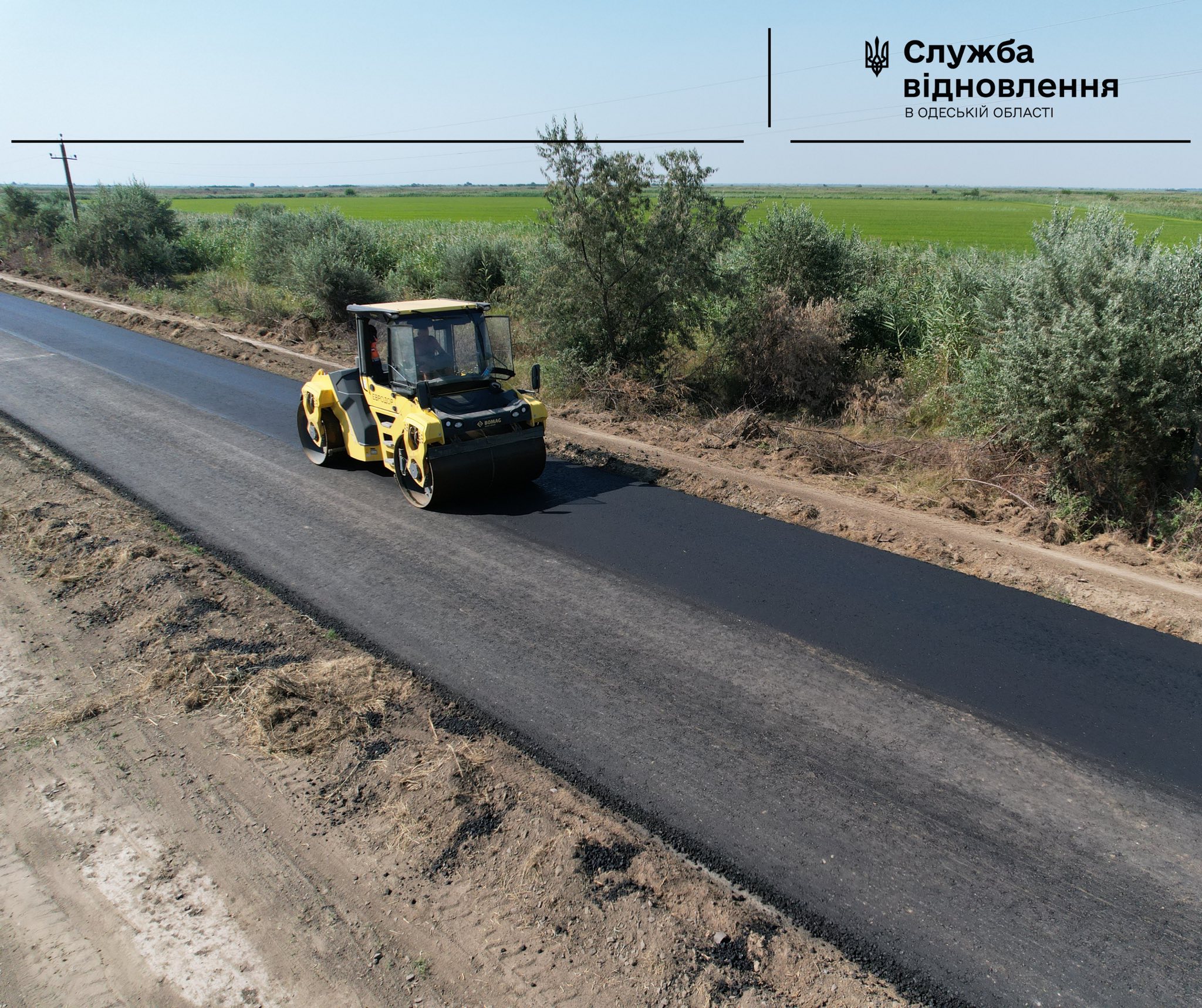 На Ізмаїльщині продовжується аварійне відновлення дороги від Кілії до Вилкового