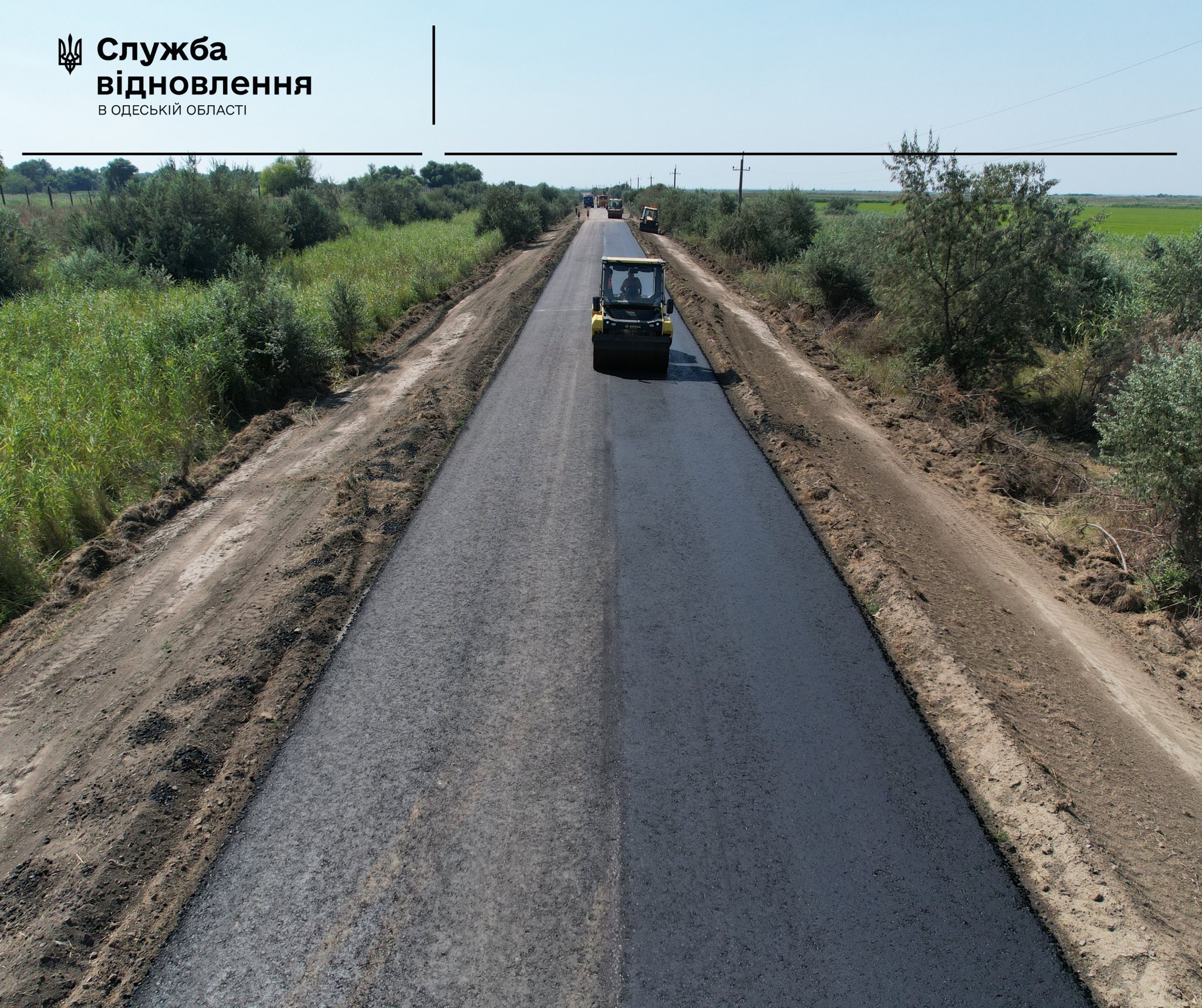 На Ізмаїльщині продовжується аварійне відновлення дороги від Кілії до Вилкового