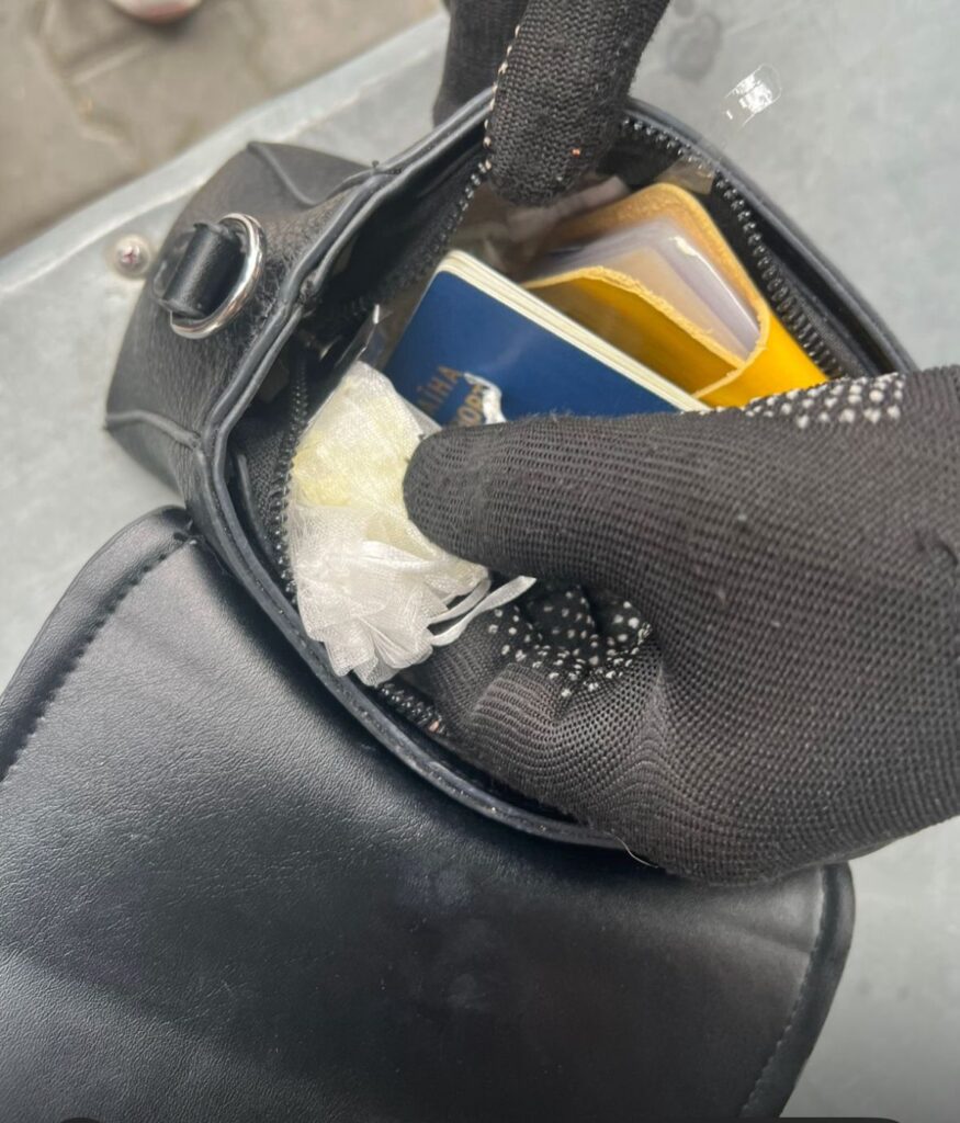 У ПП "Орлівка" чотирилапа Джесі знайшла амфетамін у пасажирки рейсового автобуса