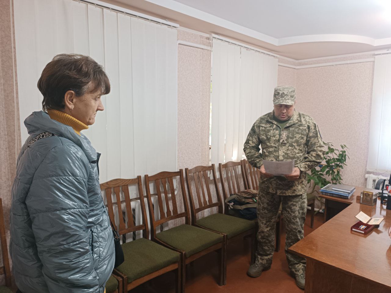 В Арцизькій громаді родичам загиблого солдата вручили орден «За мужність» ІІІ ступеня