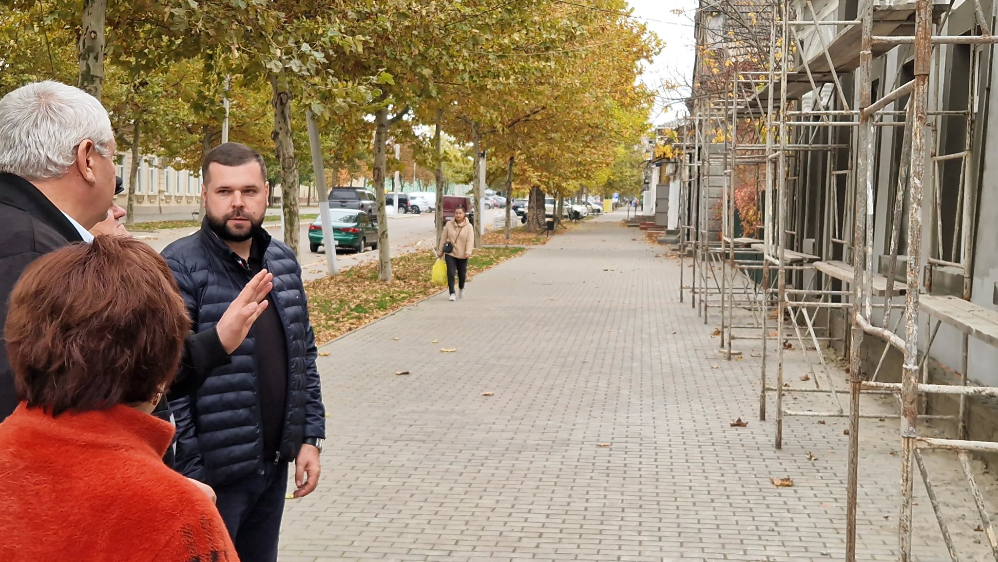 У Кілії тривають ремонтні роботи з відновлення фасаду дитячого садочка