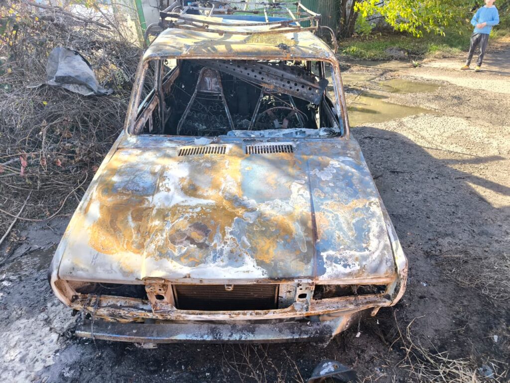 Вогонь залишив без автівки мешканця Кілійщини