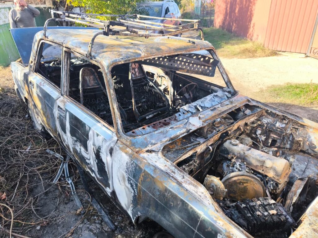 Вогонь залишив без автівки мешканця Кілійщини