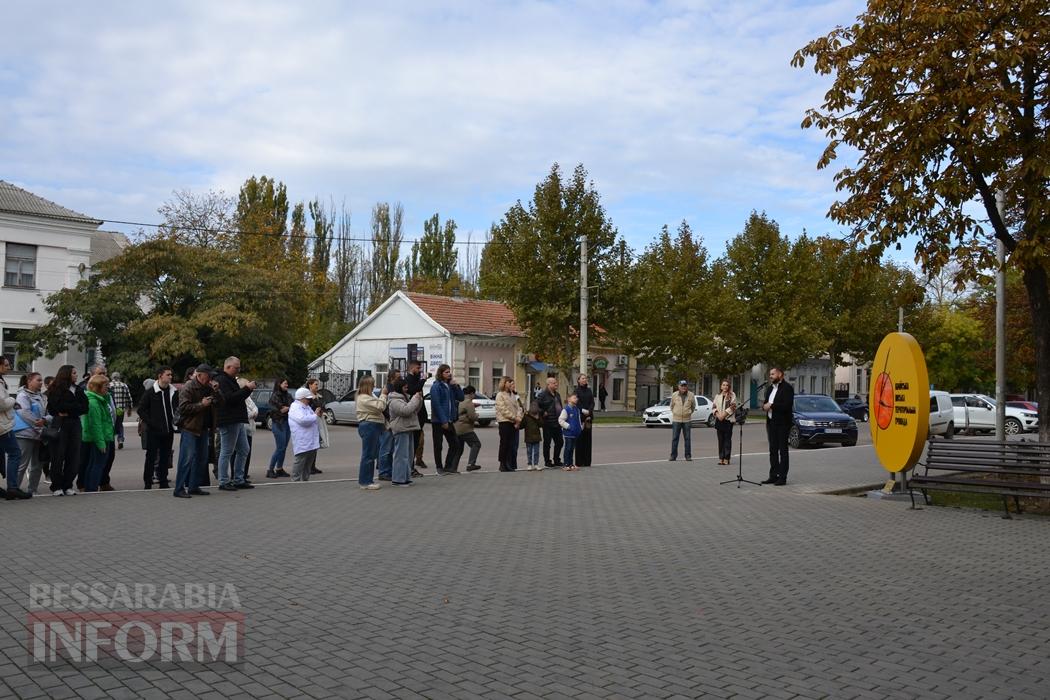 Подарунок мера: в Кілії до 2707-річчя відкрили нову стелу з логотипом громади - як це було