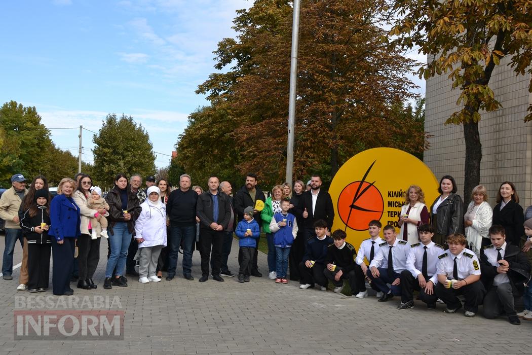 Подарунок мера: в Кілії до 2707-річчя відкрили нову стелу з логотипом громади - як це було