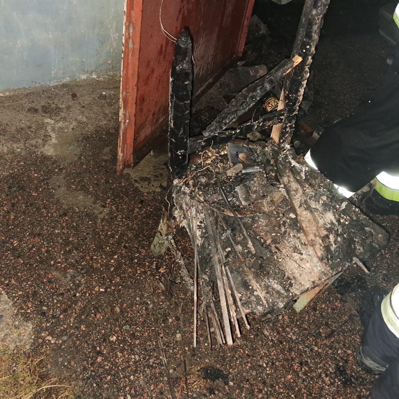 В Ізмаїлі загорівся гараж