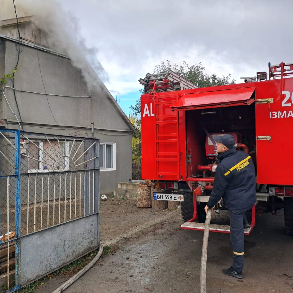 В Ізмаїлі сталася пожежа у дачному будинку
