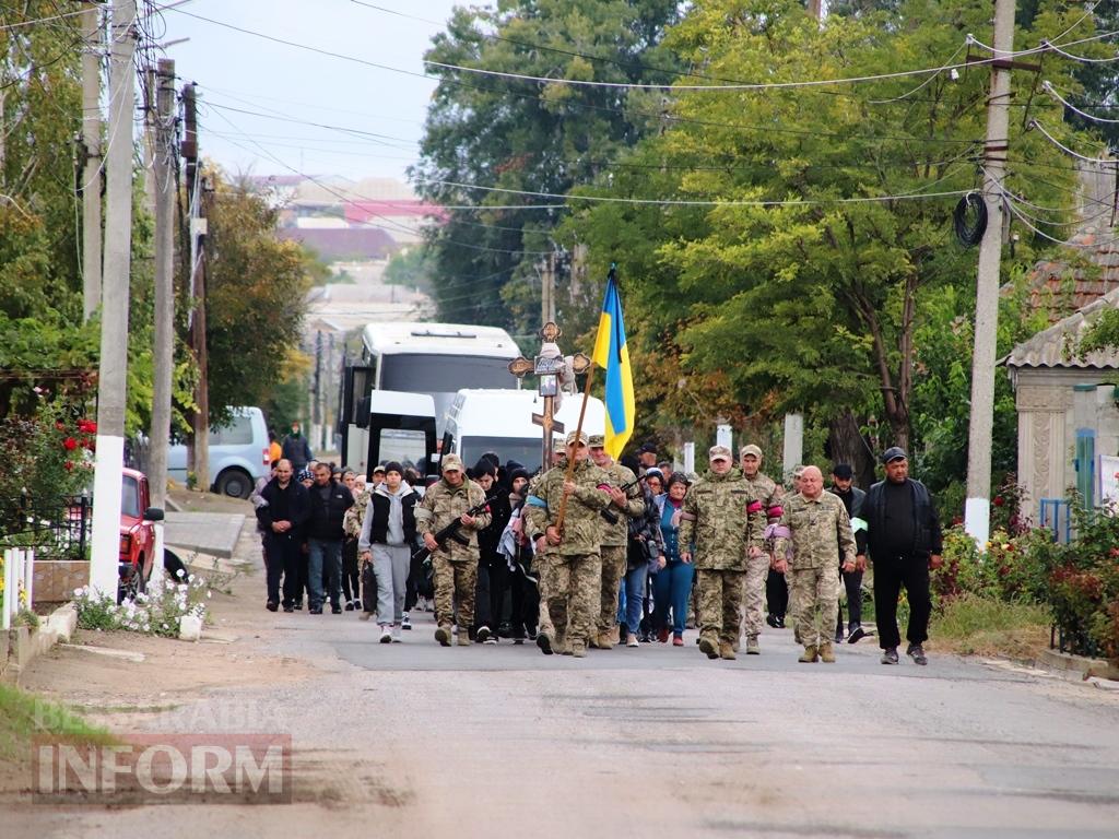 Сьогодні Болградська громада схилила голови над труною свого Героя — Георгія Адама