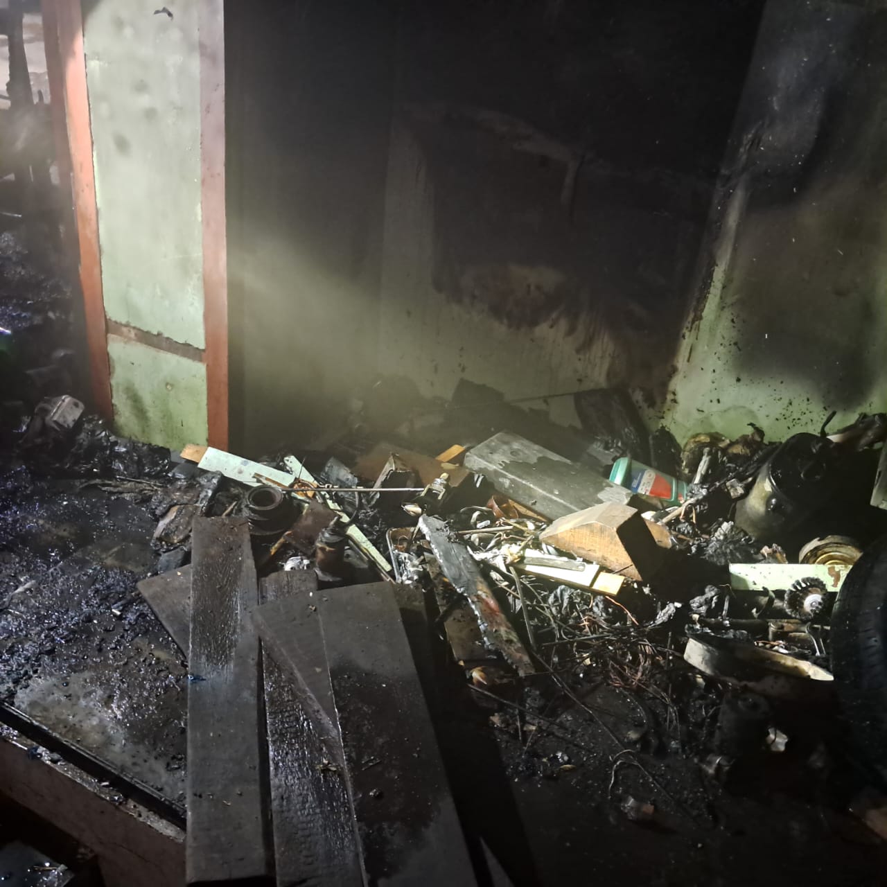 В Ізмаїлі загорівся гараж