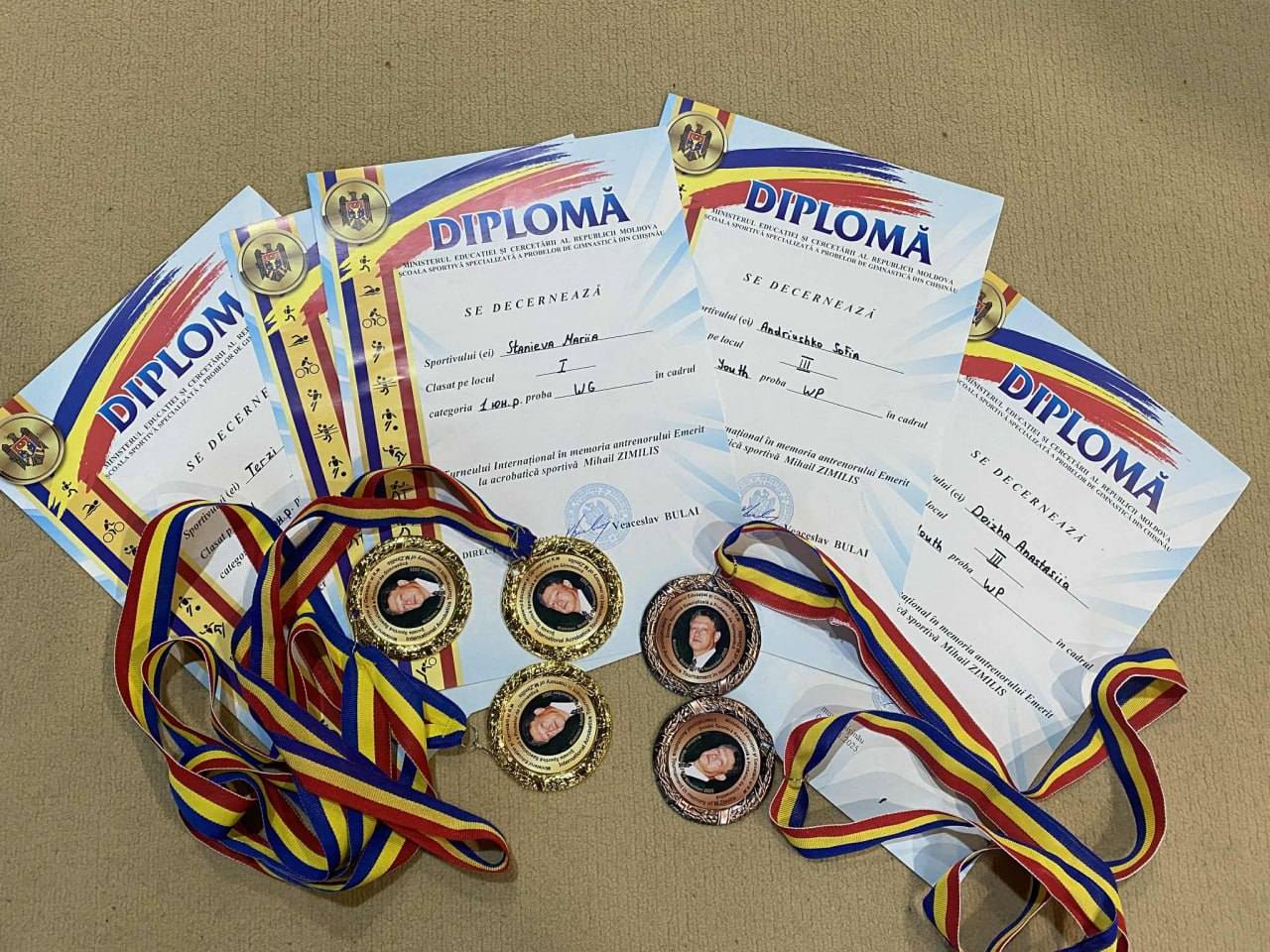 Арцизькі акробатки вибороли призові місця на міжнародному турнірі у Молдові