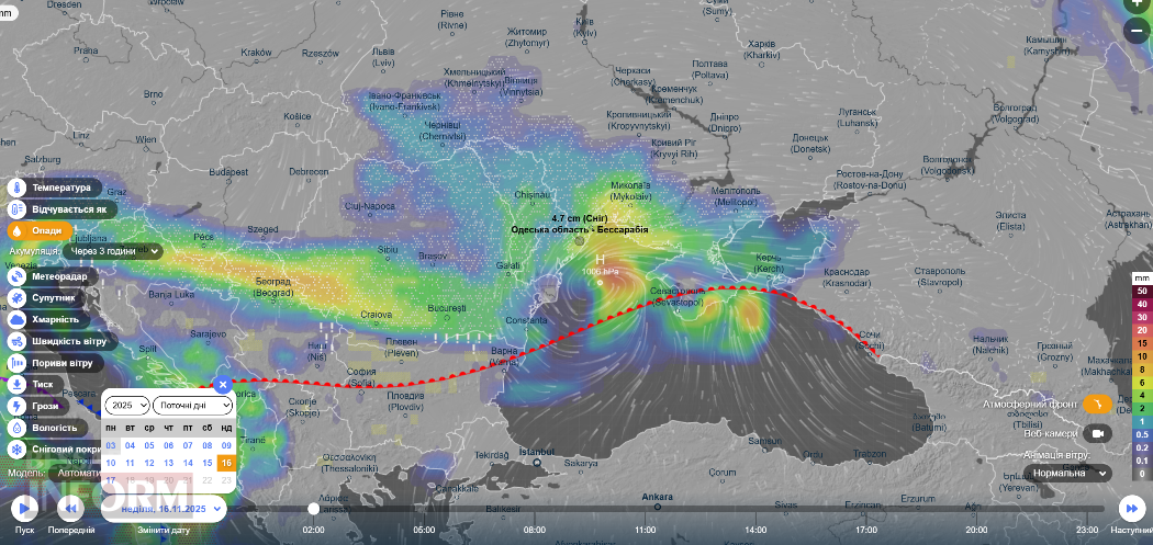 Вже незабаром синоптики прогнозують у Бессарабії сніг